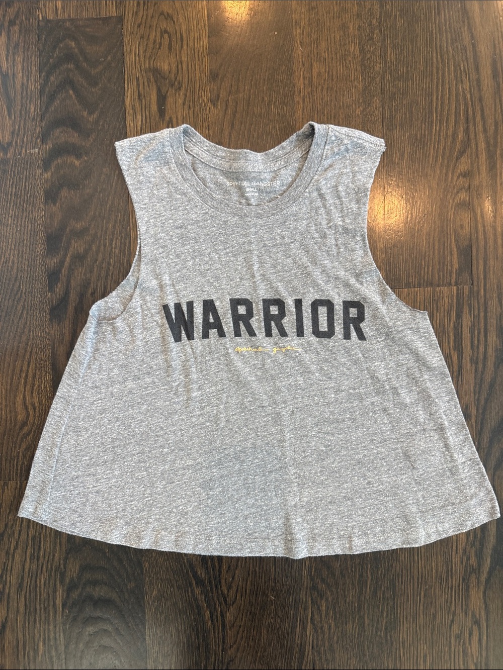 Spiritual Gangster Gray "Warrior" Muscle Tank